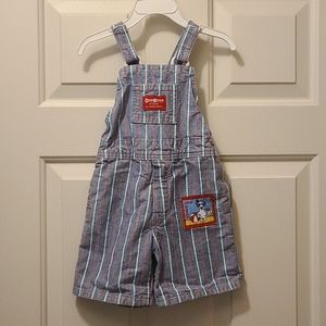 Oshkosh B'gosh Vintage Overall Shorts Size 3T